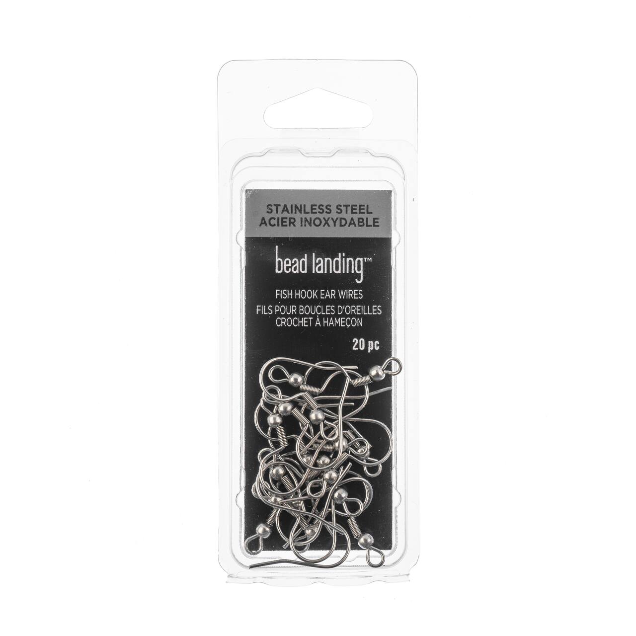 12 Packs: 20 ct. (240 total) Fish Hook Ear Wires by Bead Landing™